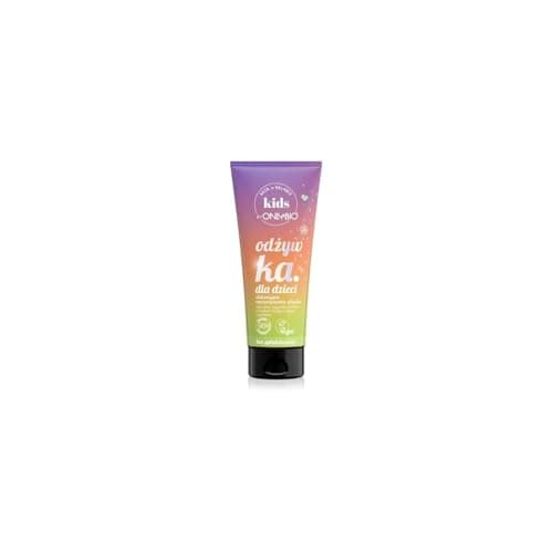 Image of OnlyBio Hair in Balance Kids Leave-In Detangling Conditioner 200ml – No Rinse Hair Cream for Easy Brushing – Softens & Smooths Hair – Vegan Formula – Kiwi Scent – From 1 Year+