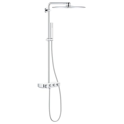 Image of GROHE Euphoria Smartcontrol System Shower System with Thermostat for Wall Mounting Moon White 26508LS0