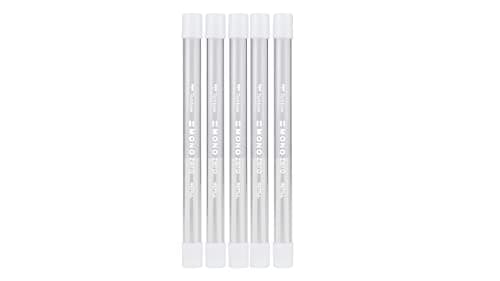 Image of 5-Packs Tombow Mono Zero Eraser Refill, Round Tip (57307) 5-Packs,White,2.3mm