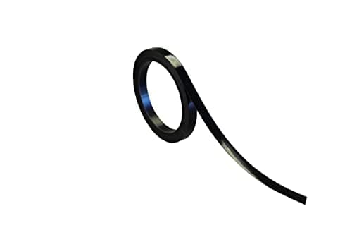 Image of Magnetic Whiteboard Gridding Tape - 1 cm x 5 Meters - Magnetic Strips for Any Metal Surface (Black)