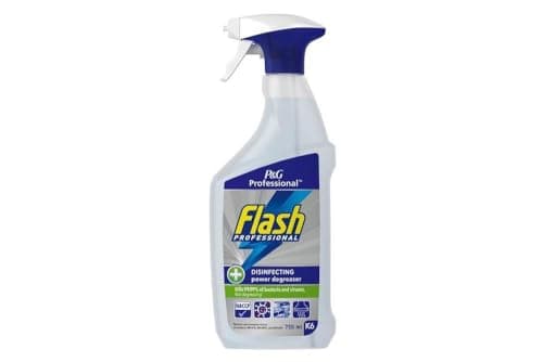 Image of P&G Professional Flash Professional Disinfecting Power Degreaser Cleaning Spray (6x750ml)
