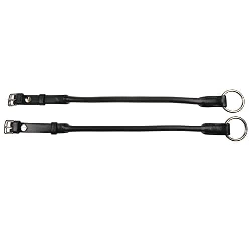 Image of Collegiate Cheltenham Gag Cheek Pieces IV, Black, One Size