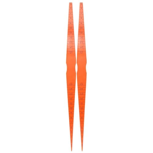 Image of Ieron Plastic Car Door Panel Gap Alignment Gauge Measuring Tool, Taper Feeler for Auto Car Vehicle, A simple tool for correct body alignment (Orange Red)