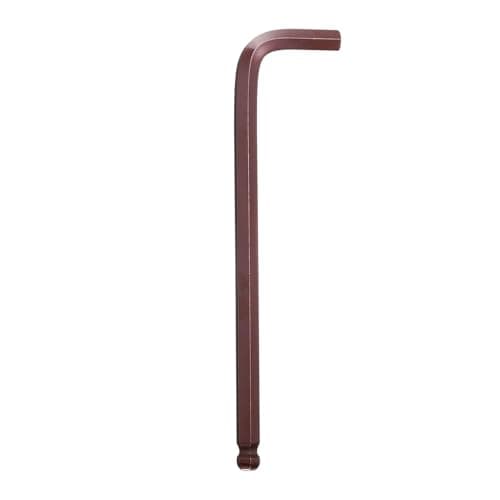 Image of sourcing map Ball End Hex Key Wrench 5/16" SAE S2 Steel Long Arm L-Shape Hexagon Wrenches Repairing Tool for Home Bike Motorcycle Repair, Red Brown
