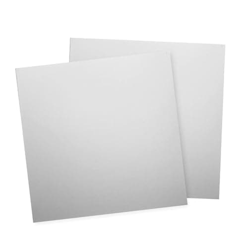 Image of sourcing map 2Pcs 304 Stainless Steel Sheet Plate, 2" x 2", 20 Gauge (0.8mm) Thickness, Stainless Steel Plate with Gloves for Crafting, Modelers, Jewelry, Repairs, Electrical Repairs (Silver)