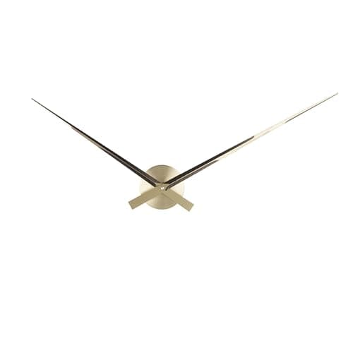 Image of KARLSSON "Little Big Time Aluminium Gold Plated Wall Clock