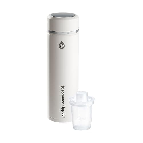 Image of Tommee Tippee PrepGo Formula Feed Maker, Portable Cooling Flask with LED Digital Temperature Display, Travel Friendly Bottle Preparation in 2 Minutes