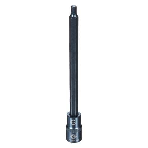 Image of sourcing map 1/2" Drive Impact Hex Bit Socket H6 (6mm) Metric 8" Length S2 Steel 6-Point Sockets for Power Drill Drivers Adapter, Blue