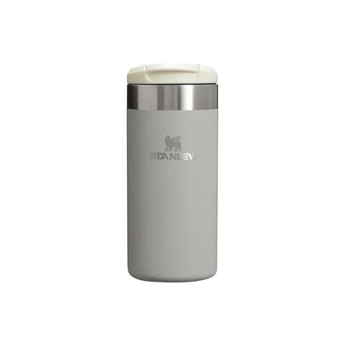 Image of Stanley 1913 Aerolight Transit Travel Mug 0.35L - Keeps 4 Hours Hot - 6 Hours Cold - Dishwasher Safe - Leakproof - Car Cup Holder Compatible - Insulated Coffee Cup - Ash