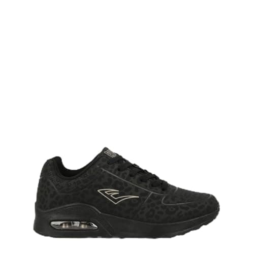 Image of Everlast Trainers Womens Black Leopard 8 UK