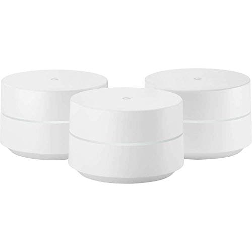 Image of Google Mesh Wi-Fi Router Whole Home System, White, Pack of 3