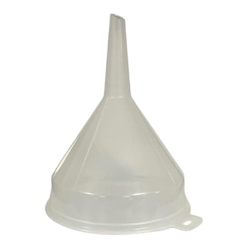 Image of CLEAR PLASTIC FUNNEL FOR Bottle Filling, Essential Oils, Arts & Crafts Supplies, Science Laboratory Chemicals-18CM (1)