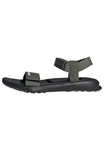 Image of adidas Unisex Terrex Hydroterra Light Sandals, Core Black/Olive Strata/Cloud White, 8 UK