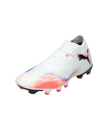 Image of PUMA Unisex Future 8 Match Firm Ground/Artifical Ground Football Boots, Heat Fire-PUMA Black-Ravish, 4 UK