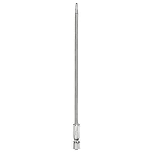 Image of sourcing map T10 Security Torx Bit 1/4" Hex Shank 6" Long S2 Steel Magnetic Tamper Resistant Star Bits Screwdriver Torx Head with Hole for Driver Drill Bits Remove Fastening Screws