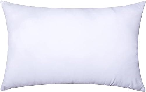 Image of MIULEE Cushion Inserts 40cm x 60cm, Throw Pillow Insert for Sofa/Bed, Decorative Cushion Inner Pads, White Cushion Filler, Rectangle Pillow Stuffer, 16 x 24 Cushion Insert
