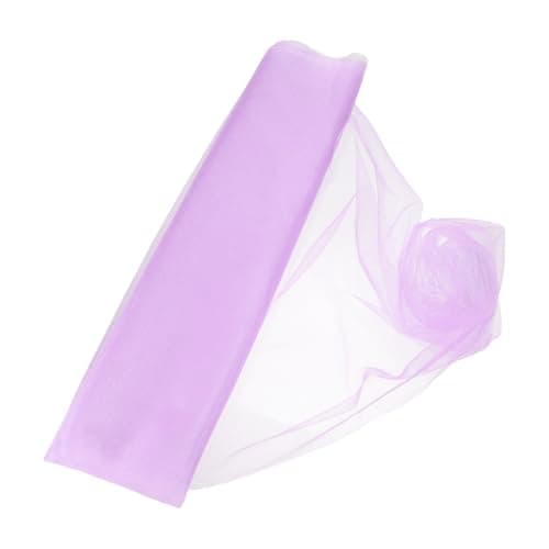 Image of PATIKIL 20" by 5 Yard Tulle Fabric Rolls, Tulle Sheer Fabric Soft Drape Roll for DIY Craft Bridal Veil Wedding Party Table Skirt Ceiling Shower Birthday Party Event, Purple Red