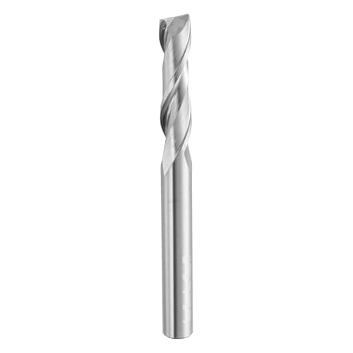 Image of sourcing map Spiral Router Bit 6mm Cut Dia 2 Flutes Up Cut End Mill Bits Milling Cutter for Wood Carving Engraving (6mm Shank 25mm Cut Length 63mm Long 30 Degree Helix HRC44-46)