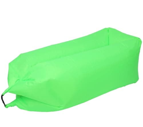 Image of ZTOONE Inflatable Lounger Couch Air Lounger Lazy Sofa with Carry Bag,Hammock Inflatable Mattress Inflatable Bed Pool Float for Swim,Camping,Beach,Hiking,Park,Backyard, Pool, Picnics (Green)
