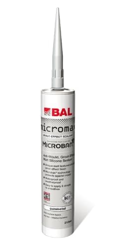 Image of BAL Micromax Grout Effect Silicone Gunmetal