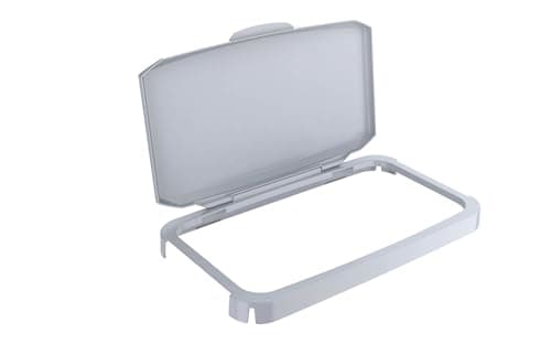 Image of Durable DURABIN 60 Hinged Lid - Designed for DURABIN 60 Recycling Waste Bin - Grey - Food Safe - Easy to Attach and Use