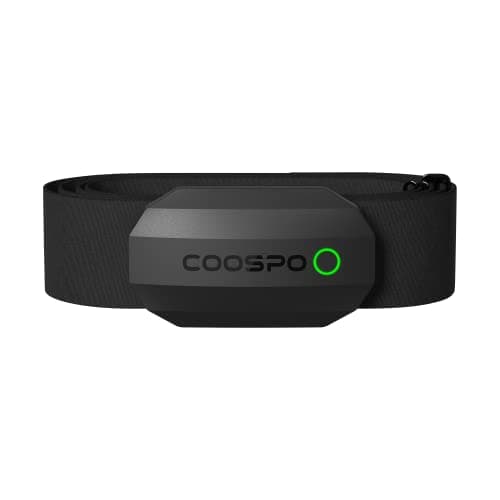 Image of COOSPO Heart Rate Monitor Chest Strap,Bluetooth ANT+ Chest HRM for Running Cycling Gym Fitness, Heart Rate Monitors IP67 Waterproof Compatible with Strava Zwift Wahoo Garmin Polar Peloton App