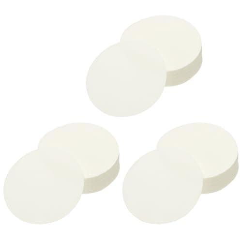 Image of sourcing map 300Pcs Coffee Filter Papers,51mm Disposable Round Paper Filter, Suitable with Home Office Use and Drip Coffee Maker, White