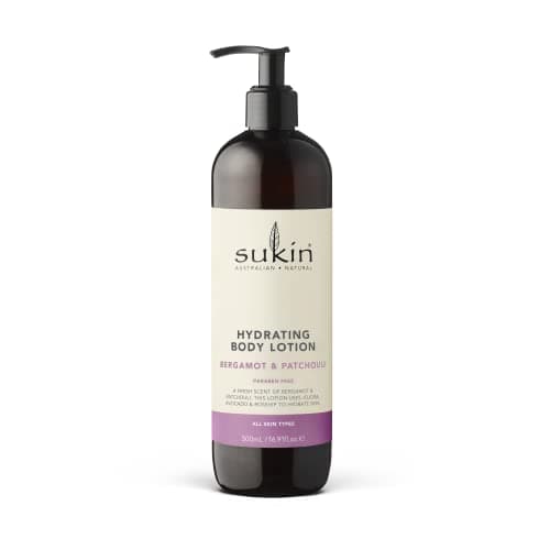 Image of Sukin Bergamot & Patchouli Hydrating Body Lotion 500ml