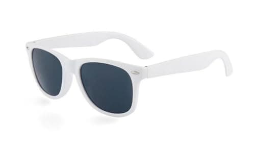 Image of JBINNGROUSE Men Women Sunglasses Retro Trend Simple Street Photography Sunglasses (White)