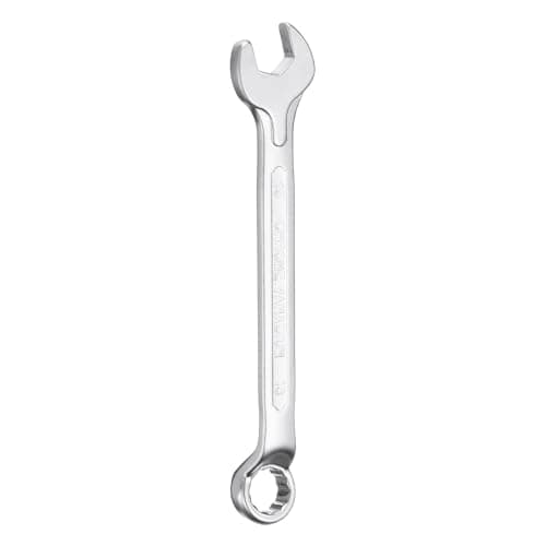 Image of sourcing map Combination Wrench Offset 13mm 75-Degree 12-Point Box End and 15° Angled Open End Metric CR-V Steel Nickel Plated Multi-Function Spanners for Mechanics DIY Enthusiasts
