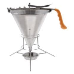 Image of Schneider 199920 Stainless Steel Confectionery Funnel, 8-1/2-Inch