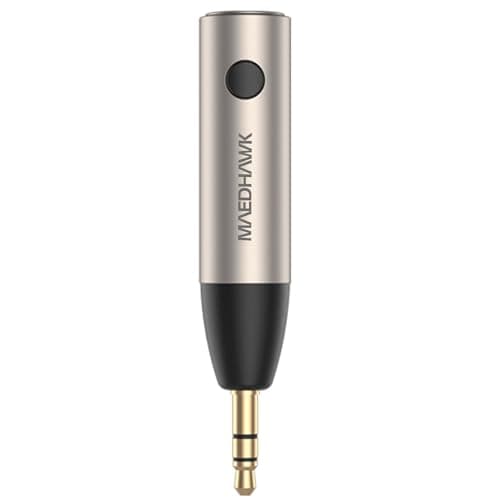 Image of Bluetooth 5.4 Receiver, MaedHawk Bluetooth Aux Adapter/Portable Wireless Audio Car Kit (A2DP, Built in Microphone, Dual Link) with 3.5mm Jack for Home Music Streaming Stereo,Headphones,Speakers