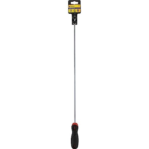 Image of 2 X Long Reach Screwdrivers - 450Mm Pz2 Pozi, with Magnetic Handle | Multi Purpose Hand Tool, Household DIY Workshop Durable, Easy Access | Set of 2