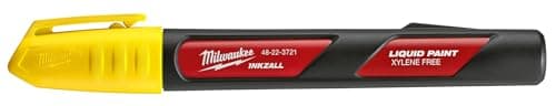 Image of Milwaukee MHT48223721 INKZALLTM Liquid Paint Marker Yellow