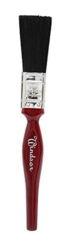 Image of ProDec 1 inch Windsor Trade Professional Pure Bristle Paint Brush for Painting with Emulsion, Gloss and Satin Paints on Walls, Ceilings, Wood and Metal, 1" 25mm
