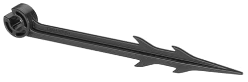 Image of Gardena Micro Drip System Pipe Clip: To fasten and lead the distribution and drip pipe in the ground, for pipes with 4.6 diameter (3/16 inch), contents: 15 pieces (13218-20)