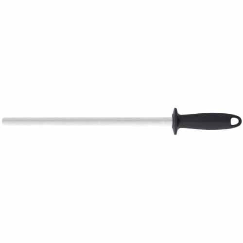 Image of Stellar 600 Grit Oval Sharpening Steel, Black, 25 cm/10-Inch
