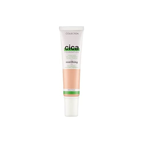 Image of Collection Cosmetics Hydrating Medium Coverage Cica Foundation Infused with Anti-Redness, Vegan Foundation, 30ml, Beige