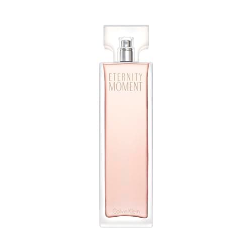 Image of CALVIN KLEIN Eternity Moment - Eau de Parfum for Women - Floral Fragrance with Notes of Sweet Lychee, Pink peony and Raspberry Cashmere - High Longevity - 100ml