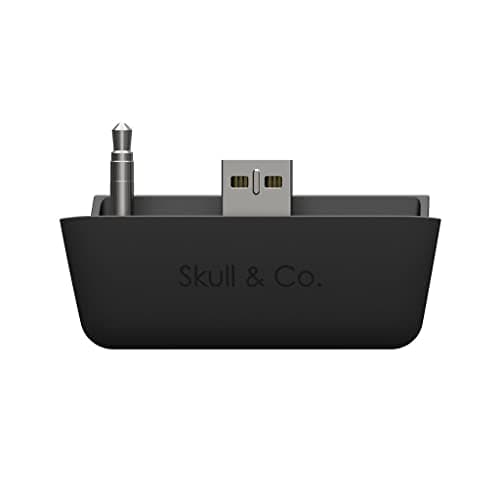 Image of Skull & Co. AudioBox for Xbox (XSX/XSS/Elite) Controllers: Bluetooth 5.0 Wireless Audio Transmitter Adapter Low Latency - Black