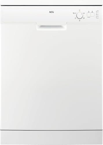 Image of AEG 5000 Series Freestanding Dishwasher, FFX52607ZW, Dishwasher with AirDry Technology, Delivers Up To 3x Better Drying Performance, 13 Settings, Quik Program, 48 dB, 60cm, White, Class E
