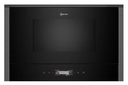 Image of Neff NL4WR21G1B Built-In Microwave Oven - Black with Graphite-Grey Trim, 700057790