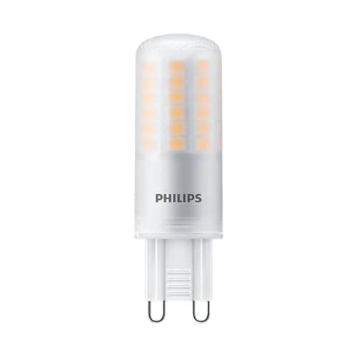 Image of Philips LED G9 Capsule 4W (40W Equivalent) 480lm 2700K Very Warm White, Dimmable LED Bulb, Energy Saving G9 Mains Voltage Capsule Lamp, Long Life Halogen Replacement