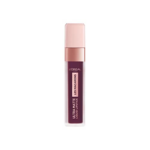 Image of L'Oreal Paris Les Macarons Matte Liquid Lipstick 830 Blackcurrant Crush, 31 g