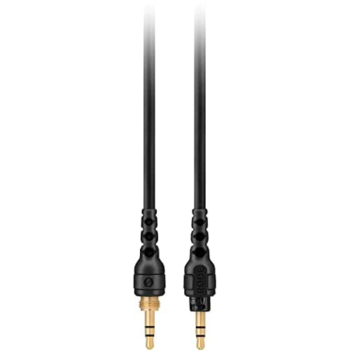 Image of RØDE NTH-Cable for NTH-100 Headphones, 1.2m / 4ft Long, 3.5mm Male to Male High-Quality Audio Cable With ¼-inch Adaptor Included (Black)