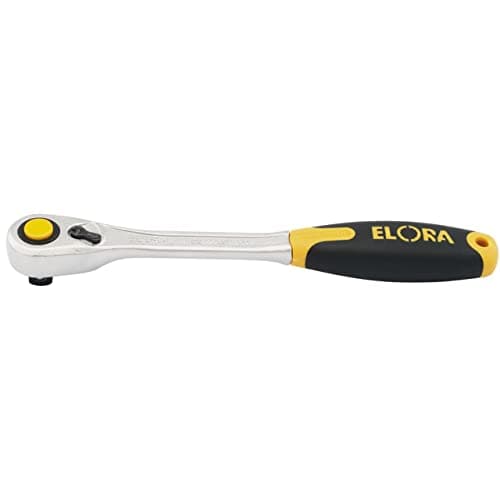 Image of Draper 25930 Elora 1/2" Quick Release Reversible Ratchet Drive with Soft Grip and Fine Tooth, 270mm Length
