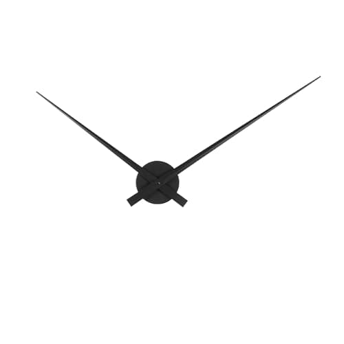 Image of Karlsson Wall Clock Little Big Time Alu black, 90cm,KA450050