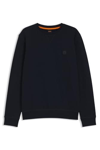 Image of Boss Mens Crew Sweatshirt Navy L