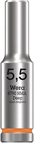 Image of Wera 05004500001 Socket Spanner 1/4 Inch, 05004502001