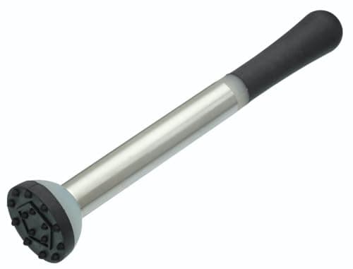 Image of BarCraft KCBCMUDD Cocktail Muddler, Stainless Steel, 21 cm